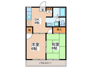 文化ハイツの物件間取画像